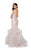 Terani Couture - 1911P8640 Glitter Tulle V-neck Mermaid Dress