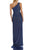 Terani Couture - 1911E9610 One Shoulder Asymmetric Neck Evening Dress In Blue