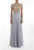 Terani Couture - 1911M9664 Embellished Bateau A-line Dress In Blue