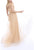 Terani Couture - 1911M9665 Off Shoulder Pleated Glitter Tulle Gown In Neutral