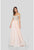Terani Couture - 1911P8120 Embellished Off-Shoulder Dress In White and Neutral