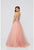 Terani Couture - 1911P8477 Strapless Beaded Sweetheart Ballgown In Pink
