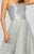 Terani Couture - 1911P8487 Strapless Ballgown Tulle Dress In Silver