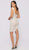 Terani Couture - 1912C9053 Lace Bateau Sheath Cocktail Dress In Silver