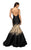 Terani Couture - 1912E9181 Embellished Two Tone Halter Mermaid Gown
