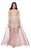 Terani Couture - 1912P8201 Applique Sweetheart Dress With Overskirt