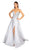 Terani Couture - 1912P8202 Floral Beaded Plunging Sweetheart Gown