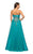 Terani Couture - 1912P8211 Trompe L’oeil Crystal Beaded Gown