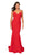 Terani Couture - 1912P8219 Lace V-Neck Mermaid Dress
