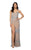 Terani Couture - 1912P8222 Beaded Scoop Gown with Slit
