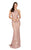 Terani Couture - 1912P8262 Halter Open Back Sheath Dress