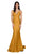 Terani Couture - 1912P8280 Surplice Bodice Backless Mermaid Dress