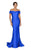 Terani Couture - 1912P8283 Off Shoulder Satin Mermaid Gown
