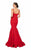 Terani Couture - 1912P8371 Stretch Crepe Mermaid Gown With Train
