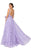 Terani Couture - 1912P8553 Petal Accented Draped Tulle Gown
