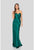 Terani Couture - 1912B9705 Strapless Sweetheart Long Sheath Gown In Green