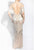 Terani Couture - 1912GL9565 Embellished Bateau Sheath Dress In Neutral