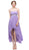 Eureka Fashion - 1913 Chiffon Layered High Low Empire Waist Gown