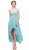 Eureka Fashion - 1913 Chiffon Layered High Low Empire Waist Gown