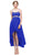 Eureka Fashion - 1913 Chiffon Layered High Low Empire Waist Gown