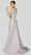Terani Couture - 1913E9230 Embroidered Off-Shoulder Long Sleeve Dress