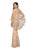 Terani Couture - 1913E9232 Embroidered V-neck Dress With Cape Sleeves