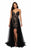 Terani Couture - 1913P8041 Strappy Plunging V Neck Gown