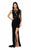 Terani Couture - 1913P8392 Embellished Bateau Sheath Dress With Train