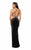 Terani Couture - 1915P8346 Beaded Low Scoop Neck Jersey Dress