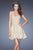 La Femme - 19160 Lace Sweetheart A-line Dress in Neutral