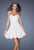 La Femme - 19160 Lace Sweetheart A-line Dress in White