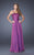 La Femme - 19186 Strapless Jeweled Chiffon Dress In Pink