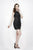Primavera Couture - 1918 Embellished Bateau Dress In Black