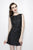 Primavera Couture - 1918 Embellished Bateau Dress In Black