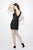 Primavera Couture - 1918 Embellished Bateau Dress In Black