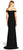 Adrianna Papell - 191916940 Off-Shoulder Empire Pleated Dress in Black