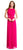 Adrianna Papell - Ruched Jewel Neck Dress 191926970 in Pink