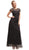 Cinderella Divine - 1920 Embellished Illusion Jewel Neck Sheath Dress