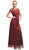 Embellished Illusion Jewel Neck Sheath Dress