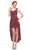 Eureka Fashion - 1921 Lace Mini Dress with High Low Chiffon Overskirt