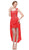 Eureka Fashion - 1921 Lace Mini Dress with High Low Chiffon Overskirt