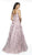Flair Prom - 19216 Lace Applique Tulle A-line Dress In Pink