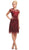 Cinderella Divine - Short Sleeve Illusion Bateau Sheath Dress