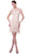 Cinderella Divine - Short Sleeve Illusion Bateau Sheath Dress