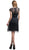 Cinderella Divine - Short Sleeve Illusion Bateau Sheath Dress