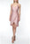 Terani Couture - 1921H0346 Short Plunging Halter Bodice Tulip Dress In Pink