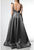 Terani Couture - 1921M0486 Embellished Illusion Bateau A-line Gown