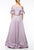Terani Couture - 1921M0516 Ruched Off-Shoulder A-Line Gown