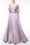 Terani Couture - 1921M0516 Ruched Off-Shoulder A-Line Gown