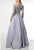 Terani Couture - 1921M0736 Jeweled Illusion Long Sleeve Ballgown